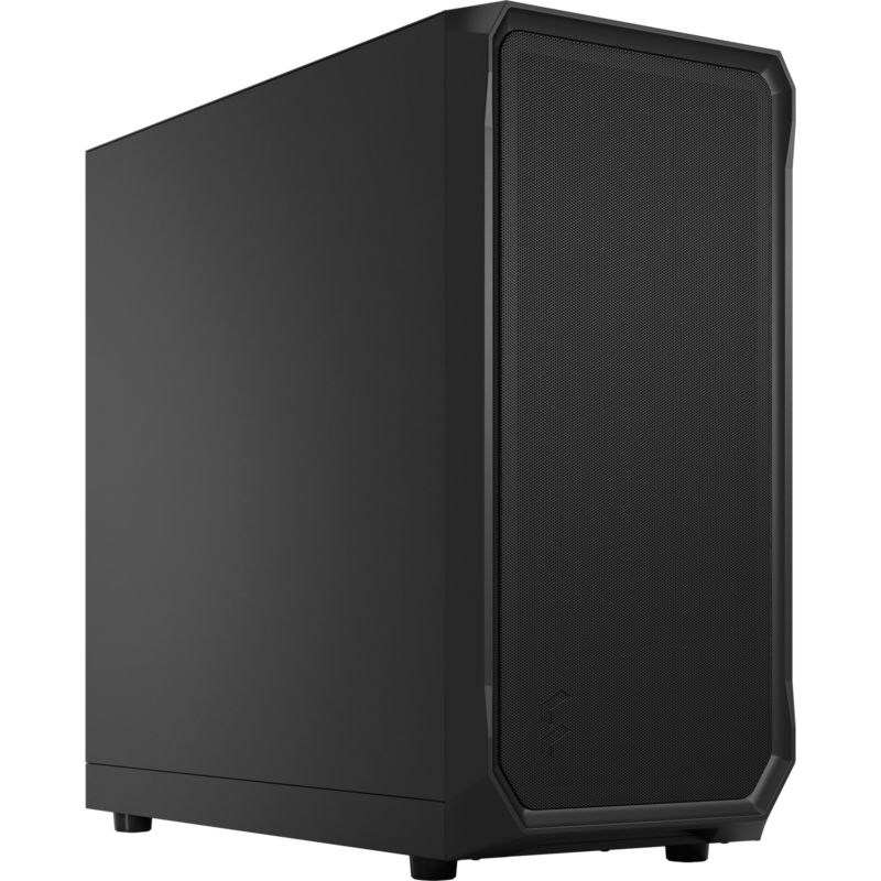Fractal Design Focus 2 Black Solid Tower-Gehäuse, schwarz