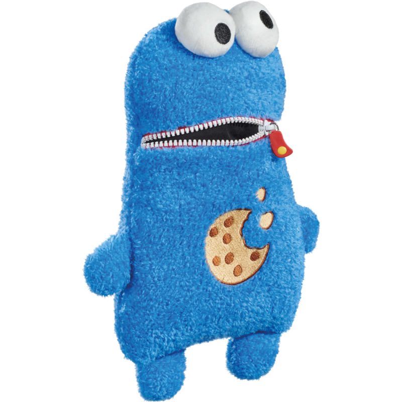 Schmidt Spiele Sorgenfresser Krümelmonster Kuscheltier, blau, Größe: 29 cm