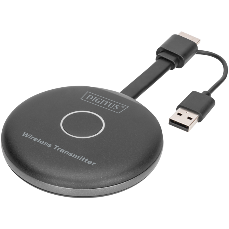 Digitus Wireless HDMI Transmitter Click & Present PRO HDMI Verlängerung, schwarz