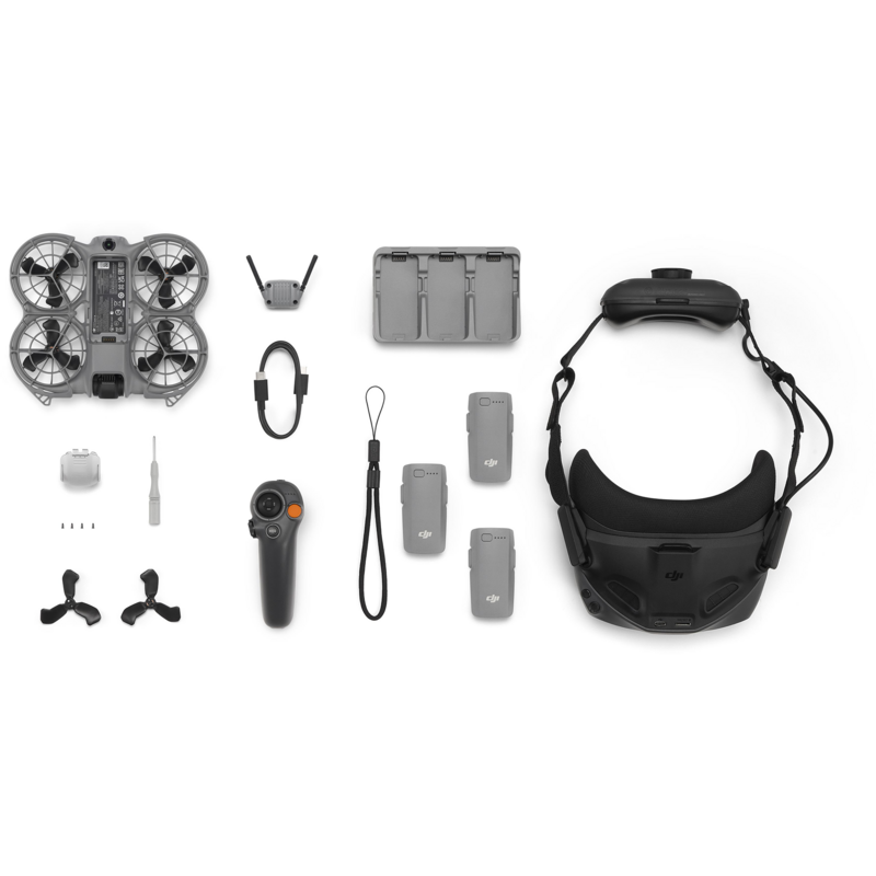 DJI Neo 2 Motion Fly More Combo Drohne, grau, 12 Megapixel, 2-Achsen-Gimbal