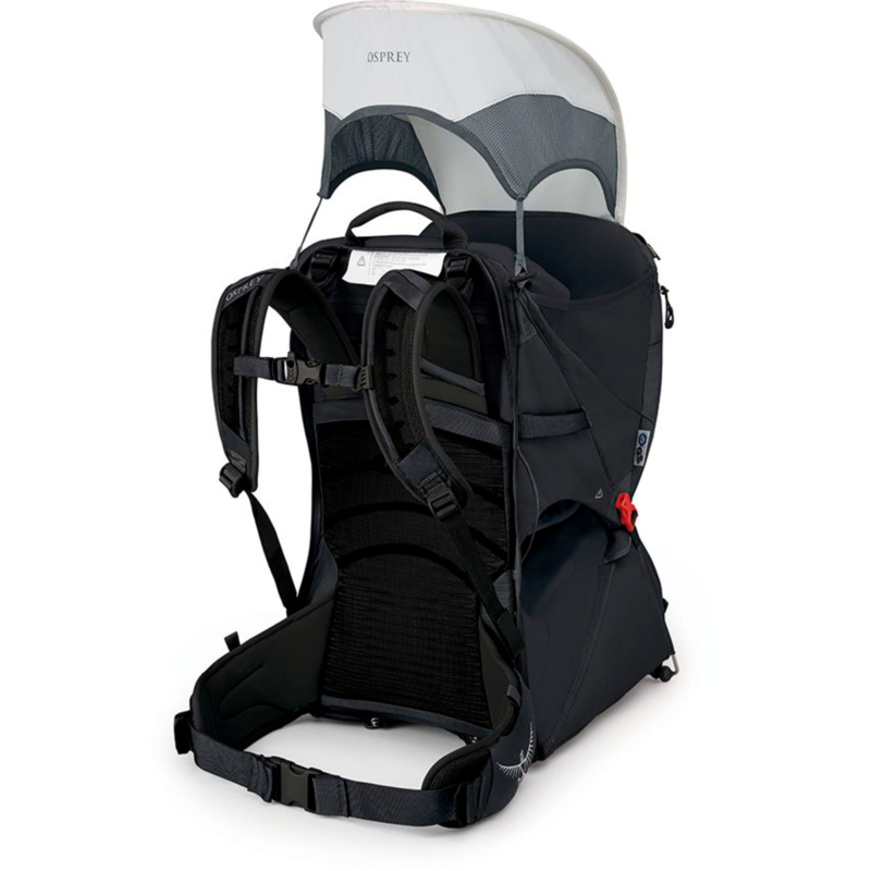 Osprey Poco SLT Rucksack, schwarz, Kindertrage