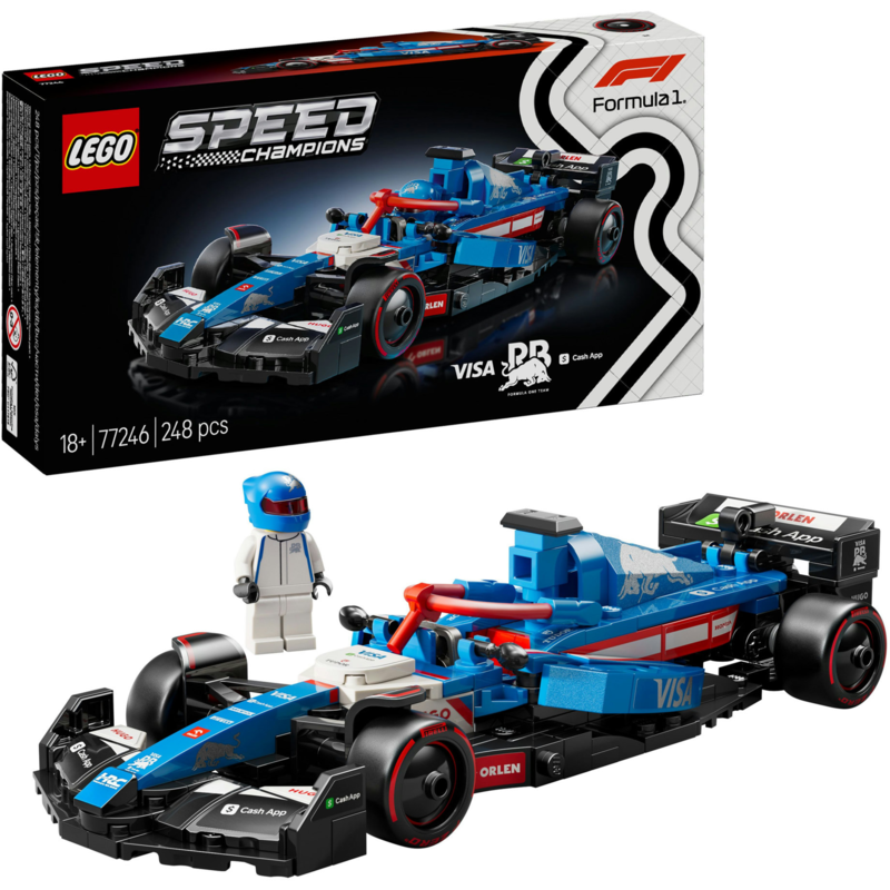LEGO Speed Champions Visa Cash App RB VCARB 01 F1 Rennauto