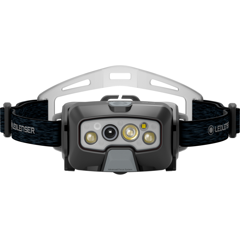 Ledlenser Stirnlampe HF8R Core LED-Leuchte, grau/gelb