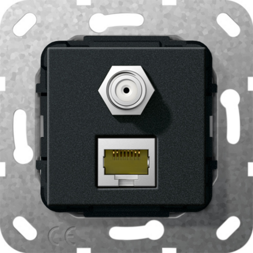 Gira Modular Jack RJ45 Kategorie 6A Abdeckung