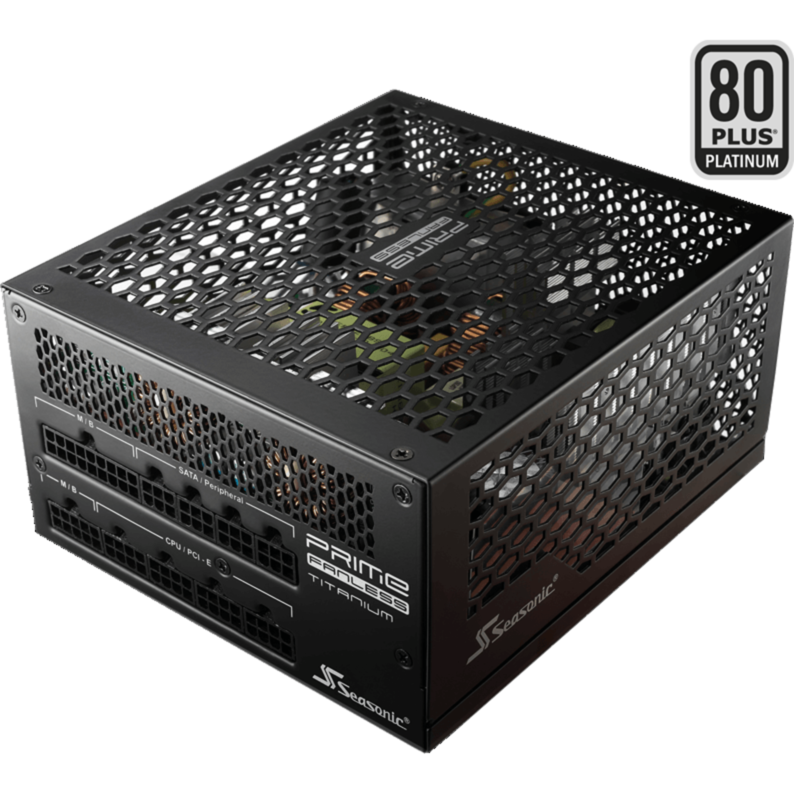 Seasonic PRIME Fanless PX-500 500W PC-Netzteil, schwarz, 2x PCIe