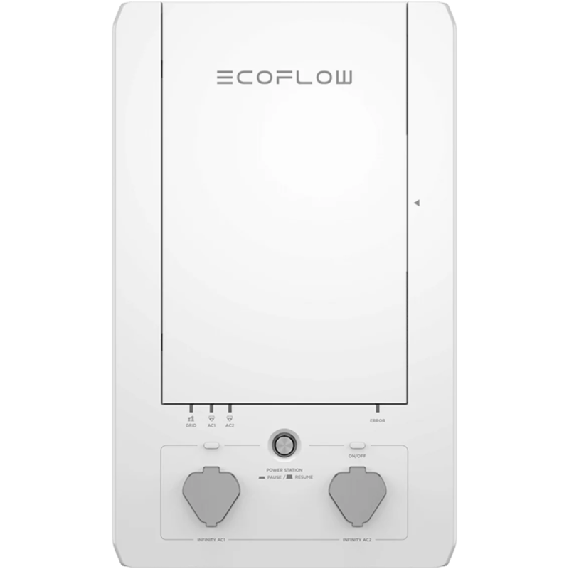 EcoFlow Smart Home Panel Combo Verteiler, weiß/grau, für 2 EcoFlow DELTA Pro