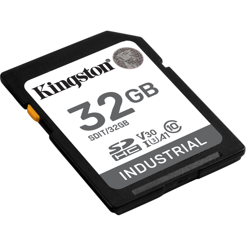 Kingston Industrial 32 GB SDHC Speicherkarte, schwarz, UHS-I U3, Class 10, V30