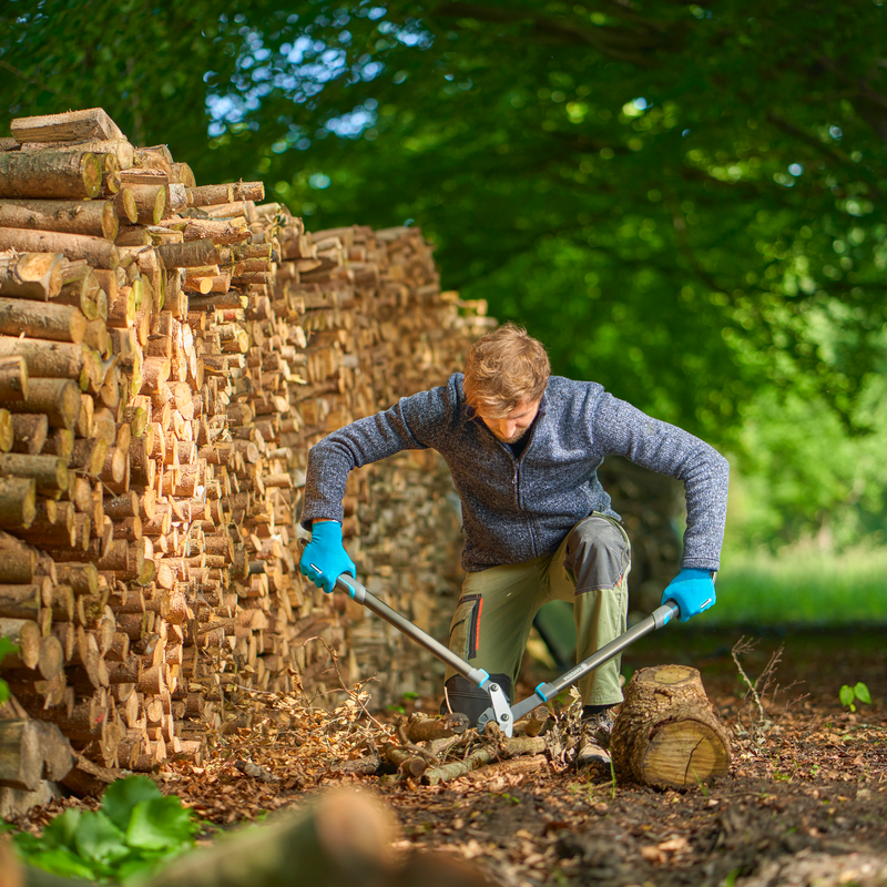 GARDENA Astschere EnergyCut Pro L Amboss, grau/türkis, 75cm