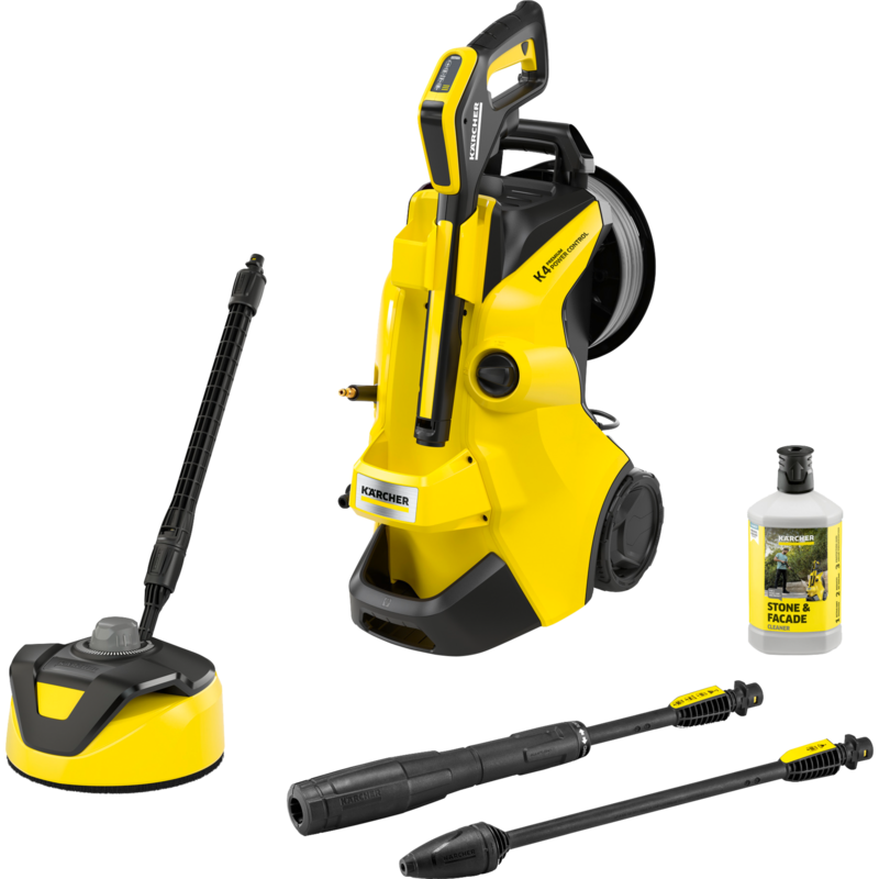 Kärcher K 4 Premium Power Control Flex Home Hochdruckreiniger, gelb/schwarz, mit