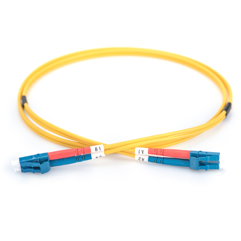 Digitus LWL Patchkabel, Duplex, LC > LC Stecker, Singlemode OS2 Kabel, gelb, 10