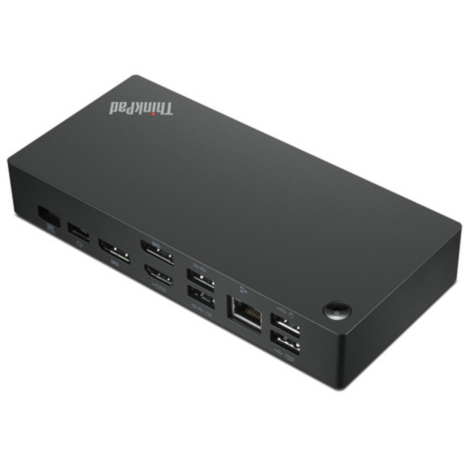 Lenovo ThinkPad Universal USB-C Dock Generalüberholt Dockingstation, schwarz, Generalüberholt