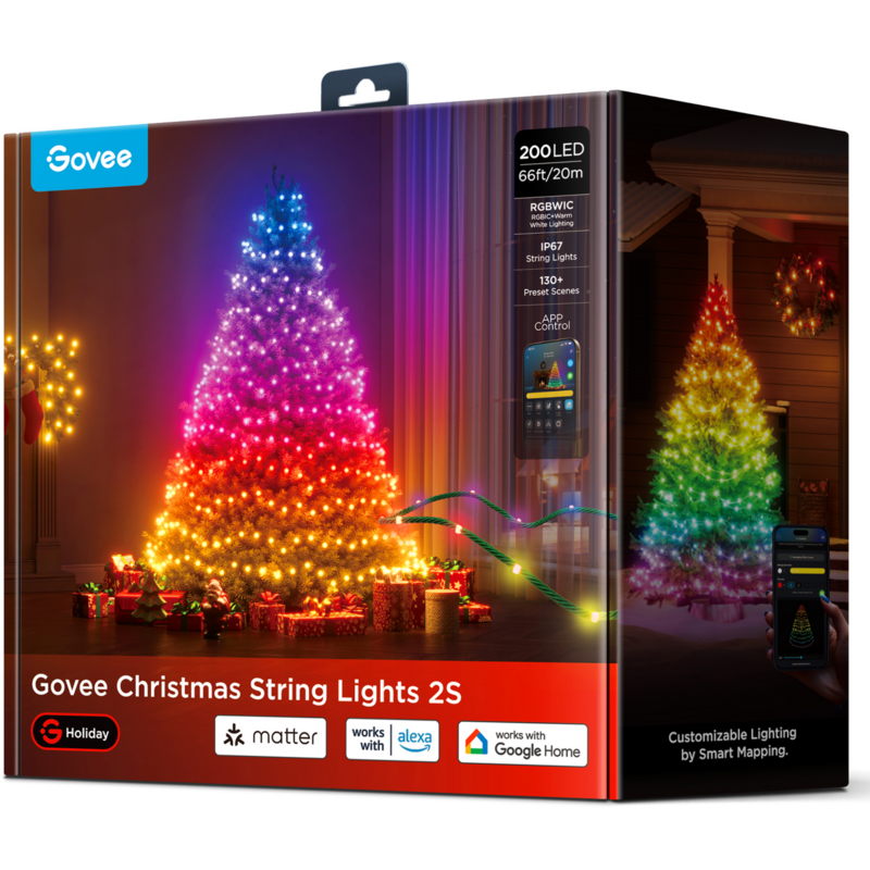 Govee String Lights 2S Lichterkette, 20 Meter