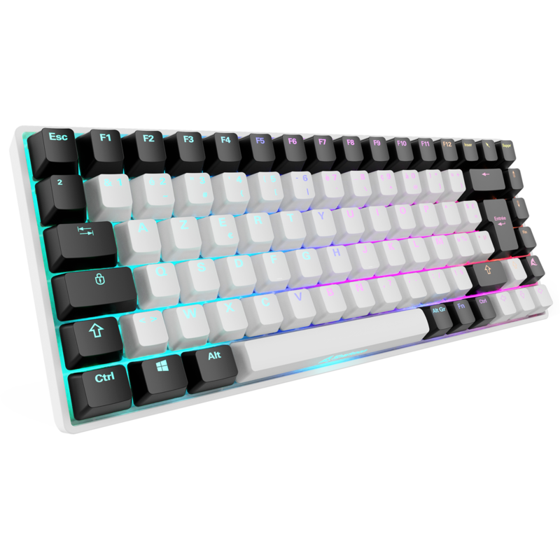Sharkoon SKILLER SGK50 S3 Gaming-Tastatur, weiß