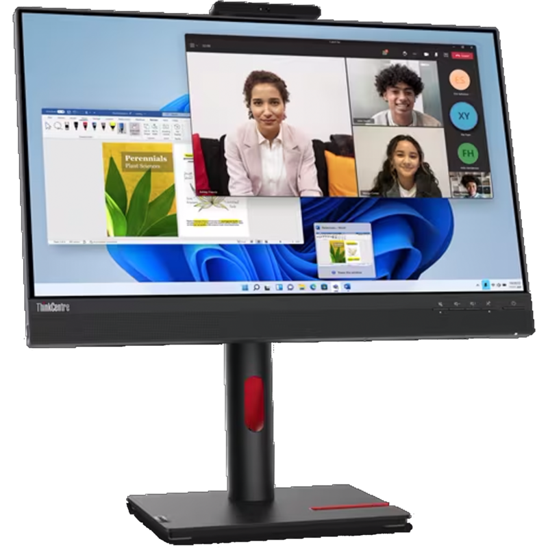 Lenovo ThinkCentre Tiny-In-One 24 Gen5 Touch LED-Monitor, schwarz, FHD, IPS