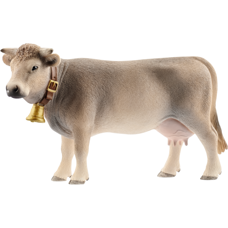 Schleich Farm World Braunvieh Kuh Spielfigur