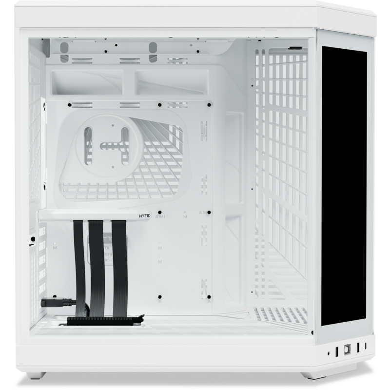 HYTE Y70 Touch Infinite Tower-Gehäuse, weiß, Tempered Glass x 2, Gebraucht