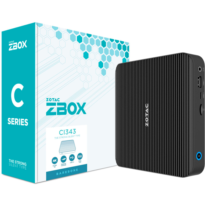 ZOTAC ZBOX edge CI343 Barebone, schwarz, ohne Betriebssystem