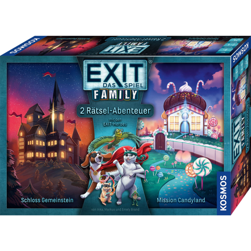 Kosmos EXIT - Das Spiel Family: Schloss Gemeinstein / Mission Candyland