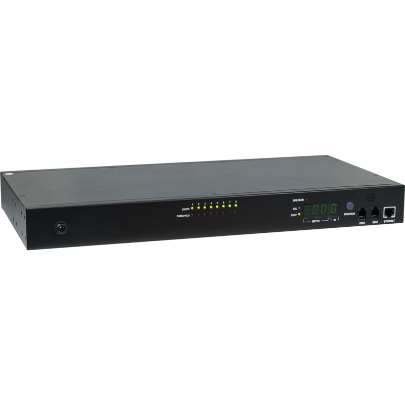 Inter-Tech PDU SD-1688, 16A Steckdosenleiste, schwarz, 8 schaltbare C13