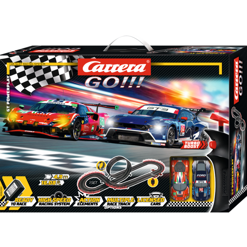 Carrera GO!!! GT Powerplay Rennbahn