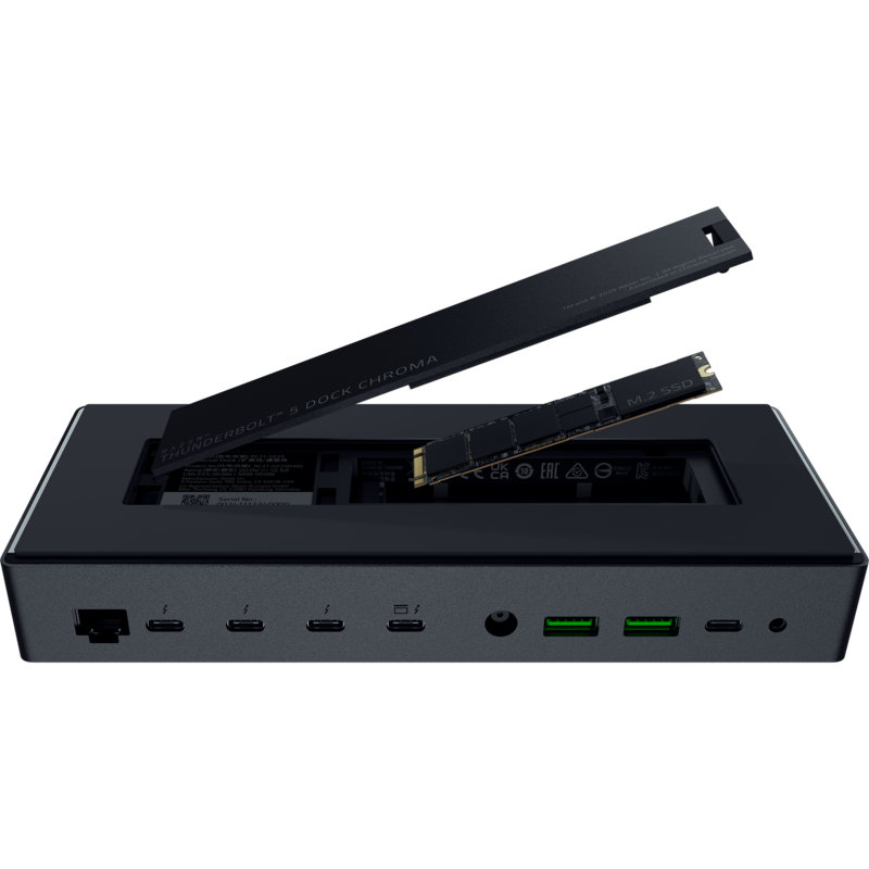 Razer Thunderbolt 5 Dock Chroma - Schwarz Dockingstation, schwarz, Thunderbolt