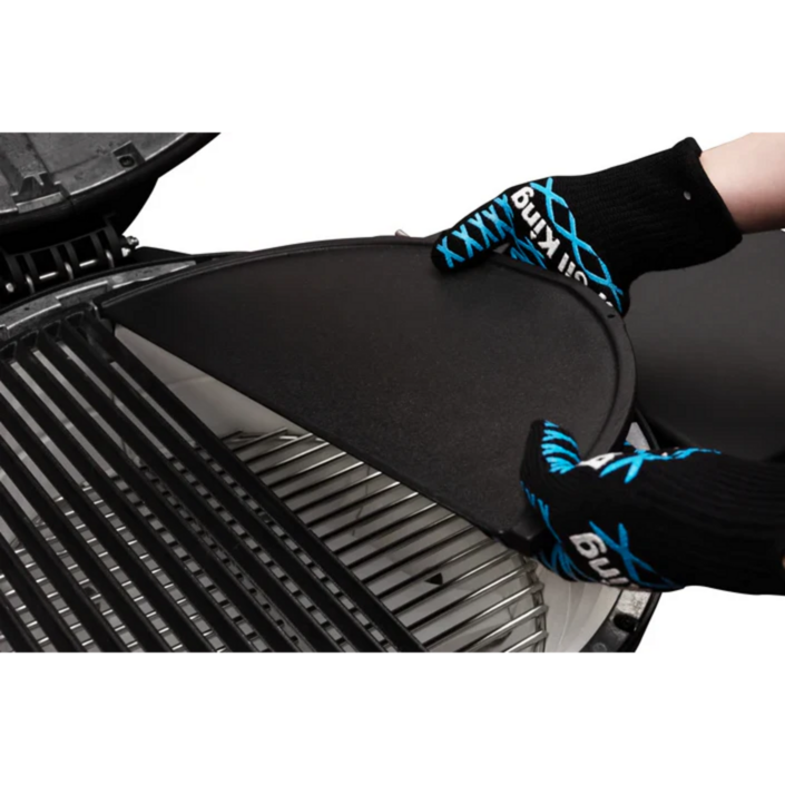 Broil King Gussplatte KEG - 1/2 Fläche Grillplatte, schwarz