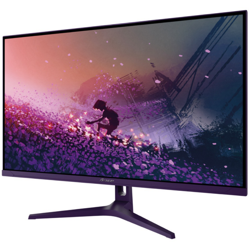Arozzi Nova 32T2K180 Gaming-Monitor, lila, QHD, IPS, HDMI, DP, Lautsprecher