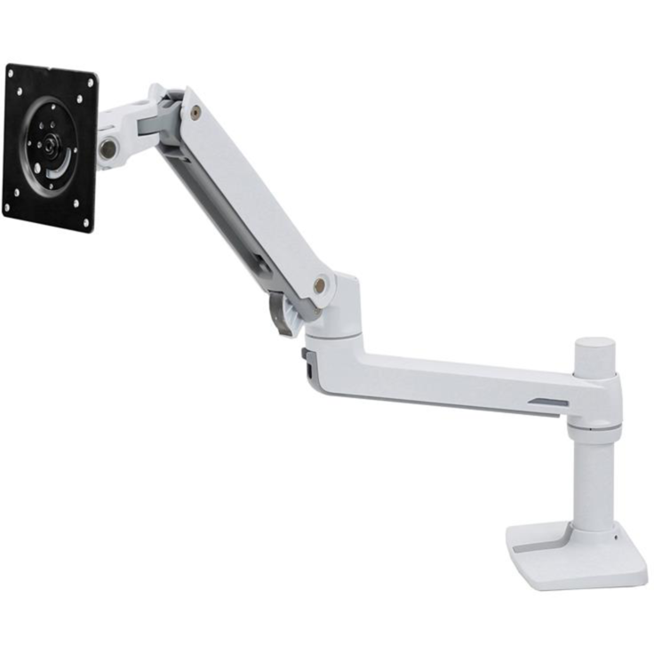 Ergotron LX Desk Mount LCD Arm Monitorhalterung, weiß, für Tischmontage