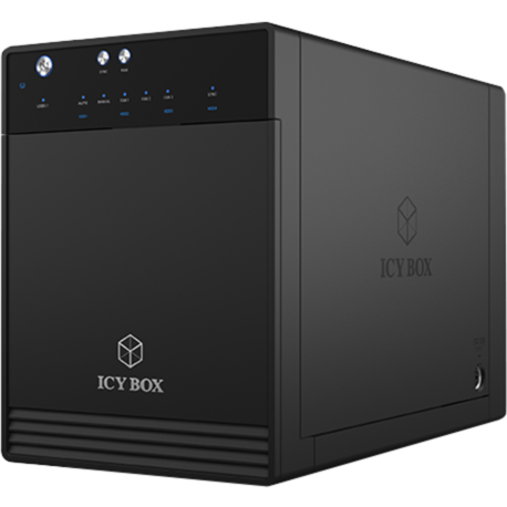 ICY BOX IB-3740-C31 Laufwerksgehäuse, schwarz