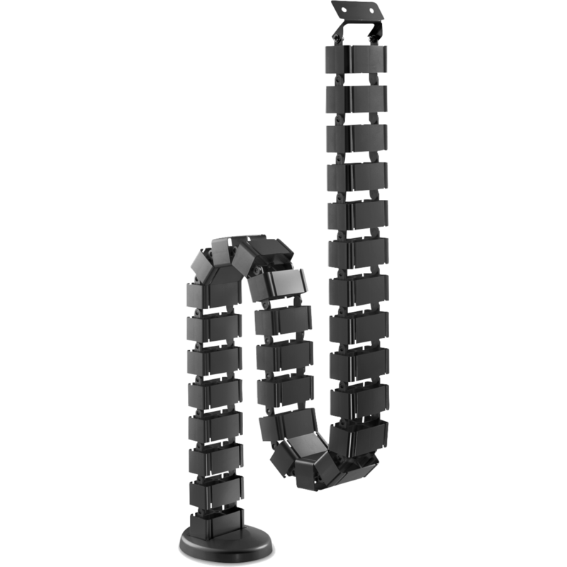 Digitus Flexible Kabelführung mit anpassbarer Länge, schwarz