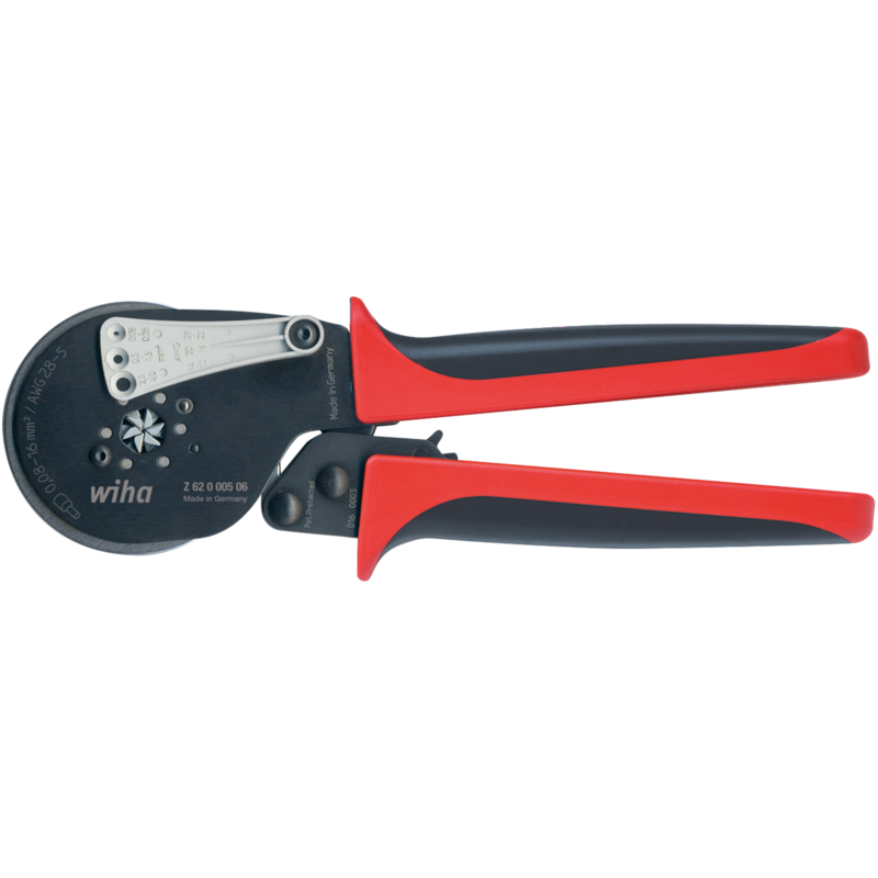 Wiha Crimp-Zange automatisch Crimpzange, schwarz/rot, bis 16mm²