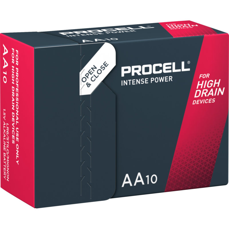Duracell Procell Alkaline Constant Power AA, 1,5V Batterie, 10 Stück, AA Mignon