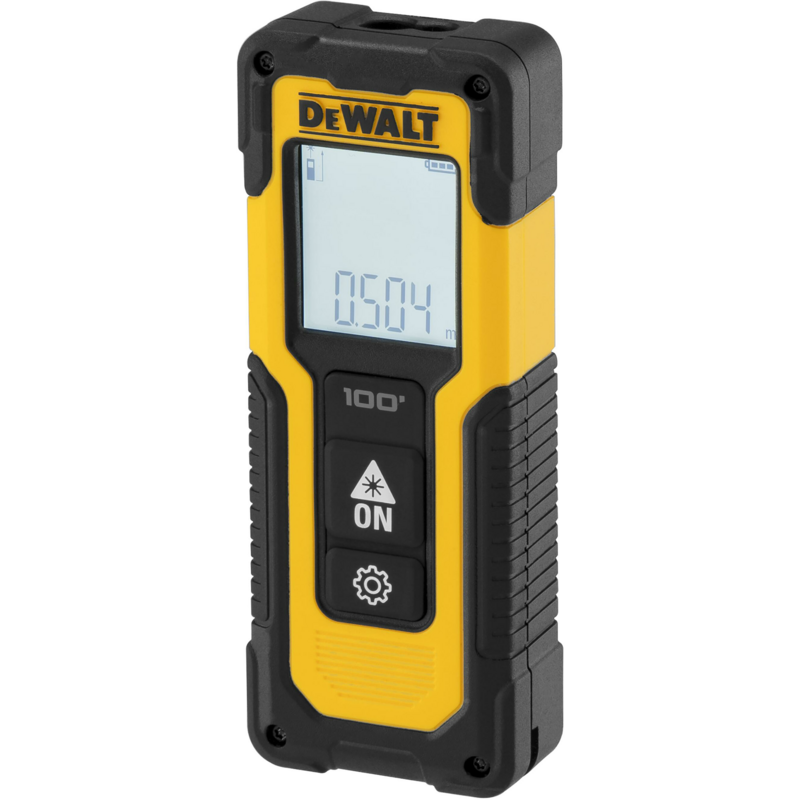 DEWALT Laser-Entfernungsmesser DWHT77100, schwarz/gelb, Reichweite 0,20 - 30