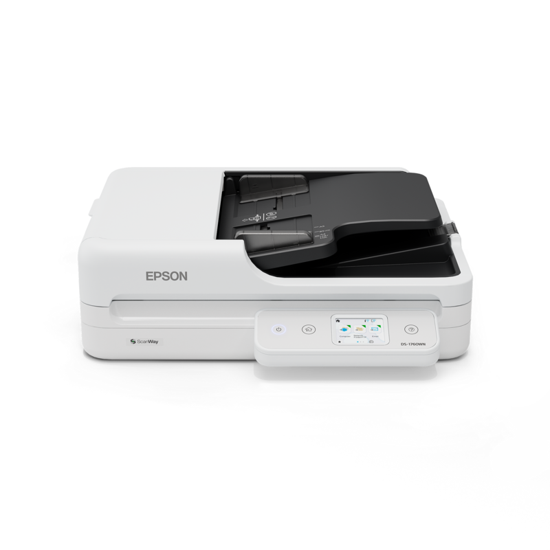 Epson WorkForce DS-1760WN Flachbettscanner, hellgrau/dunkelgrau, USB