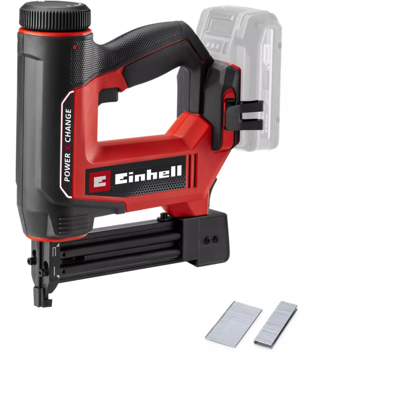 EINHELL Power X-Change Akku-Nagler TE-CN 18/32 Li - Solo, 18Volt, rot/schwarz