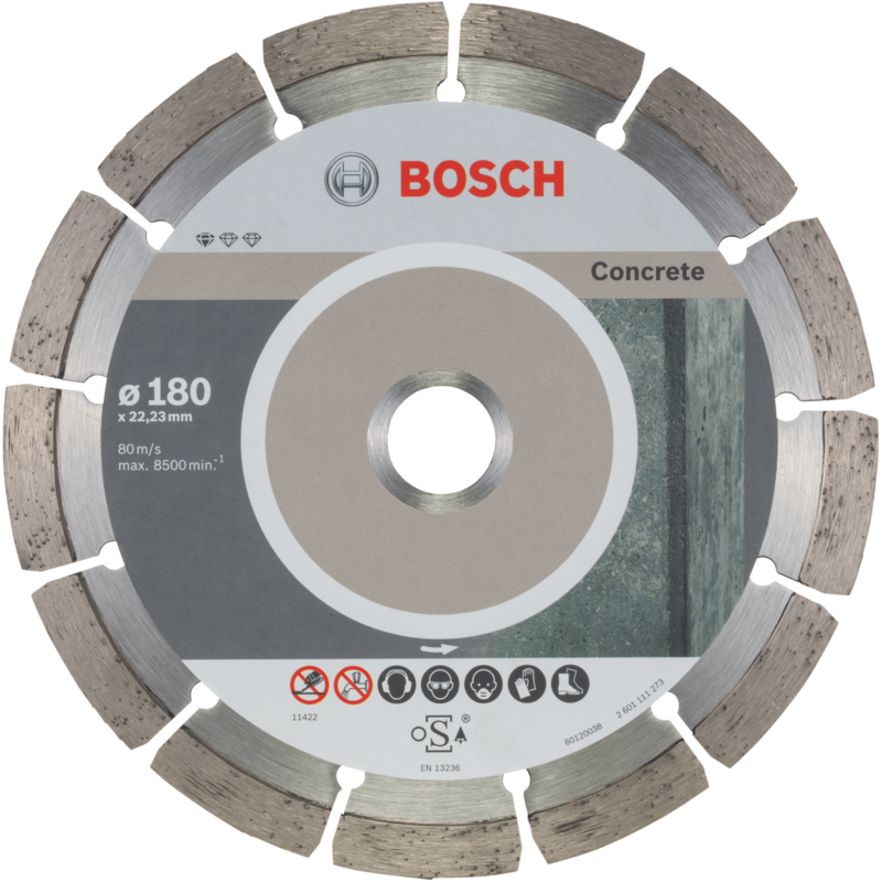 Bosch Professional Diamanttrennscheibe Standard for Concrete, Ø 180mm