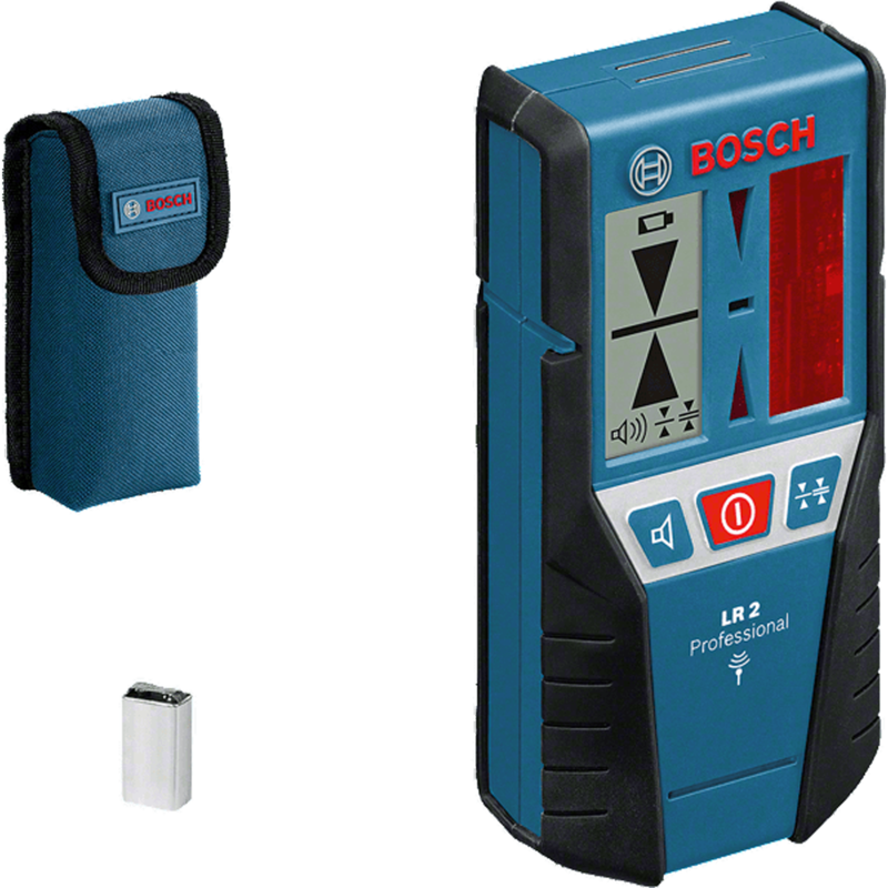 Bosch Professional Laser-Empfänger LR 2 Professional, blau/schwarz, für Kombi-