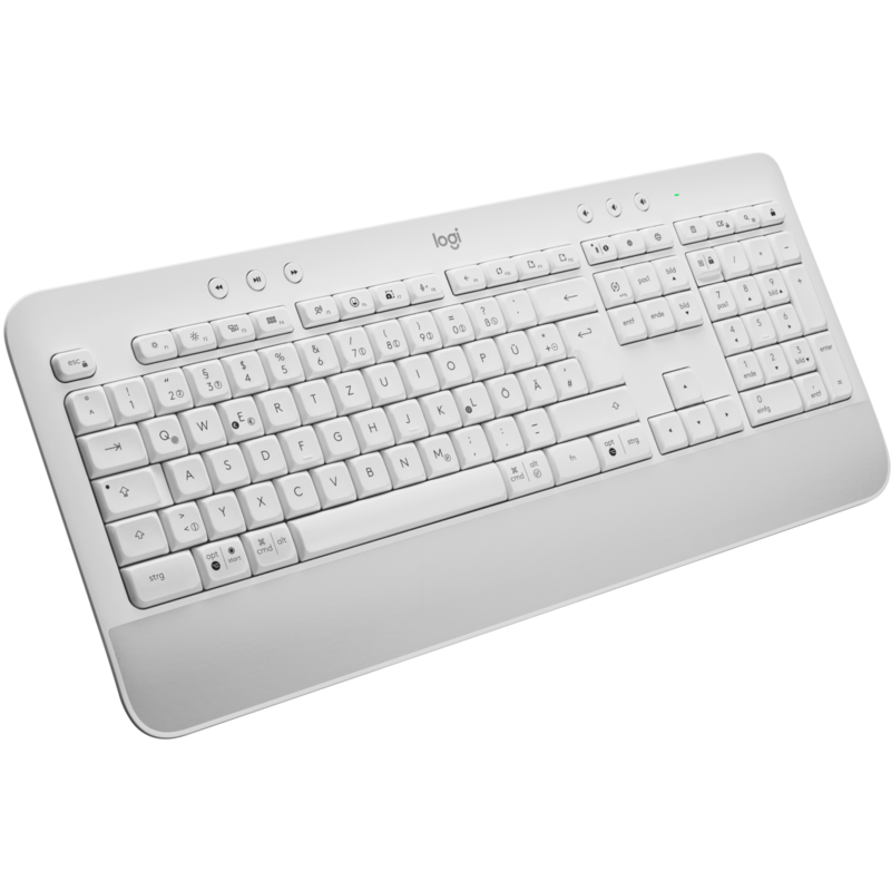 Logitech Signature K650 Tastatur, weiß, Logi Bolt, Bluetooth, für