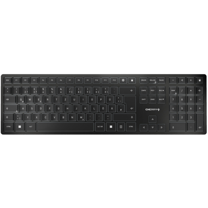 CHERRY KW 9100 SLIM Tastatur, schwarz