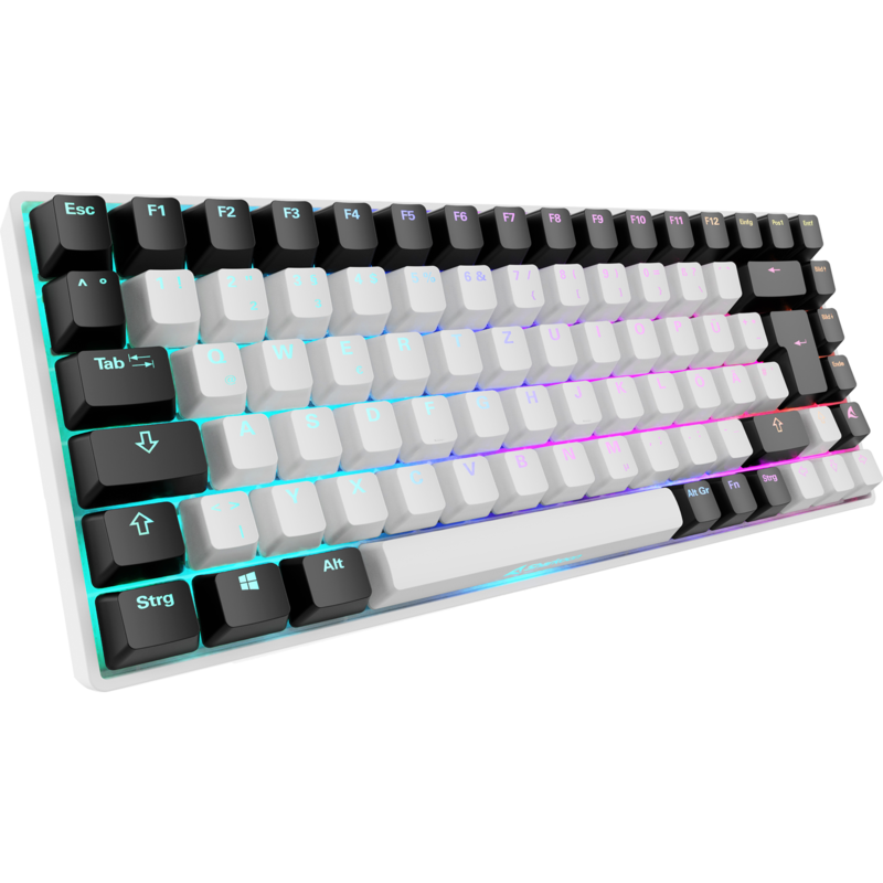 Sharkoon SKILLER SGK50 S3 Gaming-Tastatur, weiß