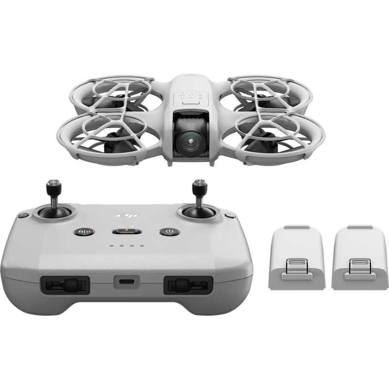 DJI Neo Fly More Combo Drohne, weiß, 12 Megapixel, Ein-Achsen-Gimbal