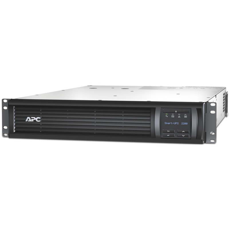 APC Smart-UPS 2200VA SMT2200RMI2UNC USV, schwarz, Mit Netzwerkkarte