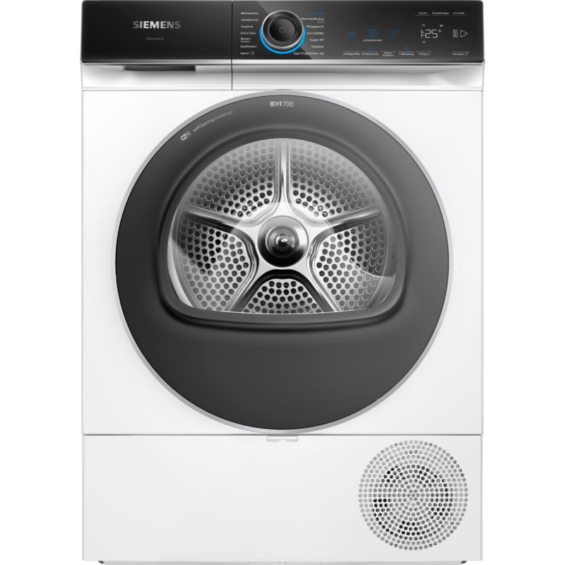 Siemens WQ45B2B40 IQ700 Wärmepumpentrockner, schwarz/anthrazit