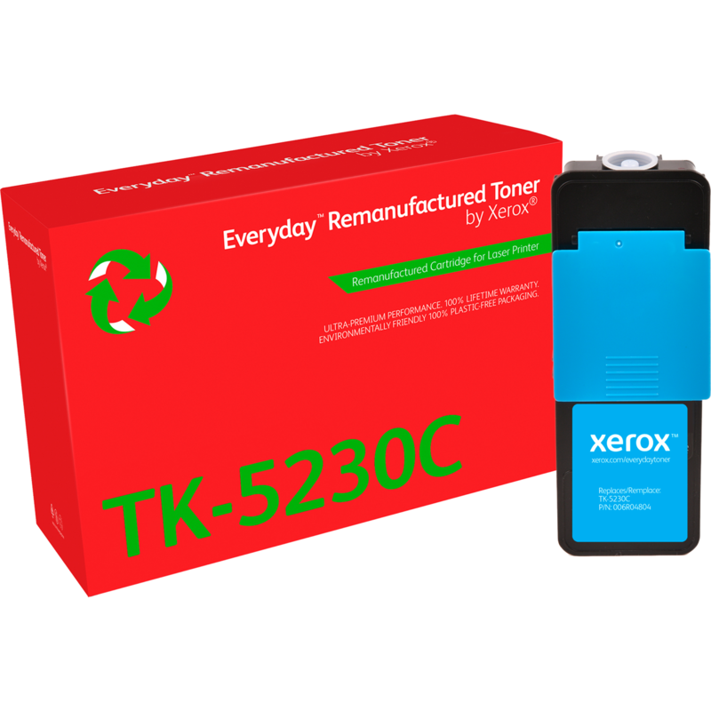 Xerox Everyday Toner cyan 006R04804, wiederaufbereitet, kompatibel zu Kyocera, Generalüberholt