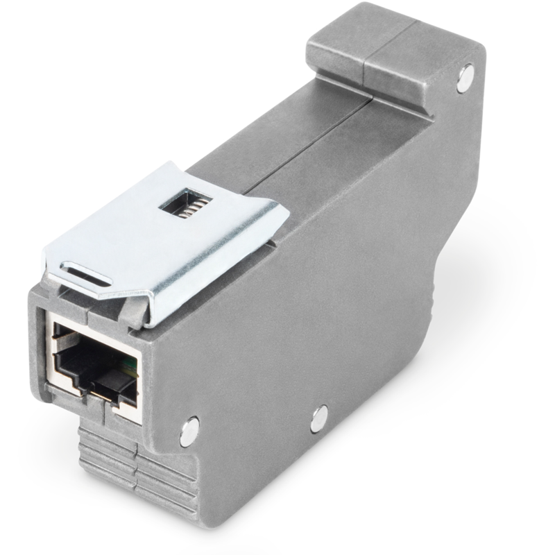 Digitus PoE Überspannungsschutz (RJ-45), DIN-Schienenmontage, grau