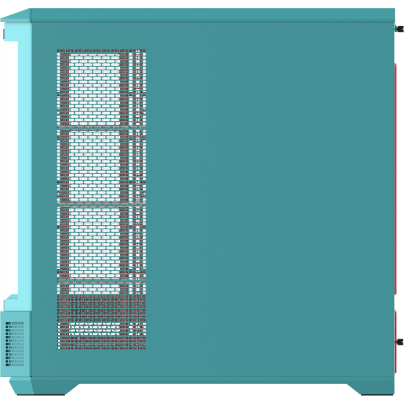 Thermaltake View 600 TG Mint Strawberry Big-Tower-Gehäuse, mint/beere, Tempered