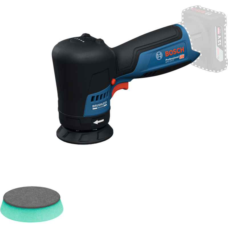 Bosch Professional Akku-Poliermaschine GPO 12V-77 Professional solo, 12Volt