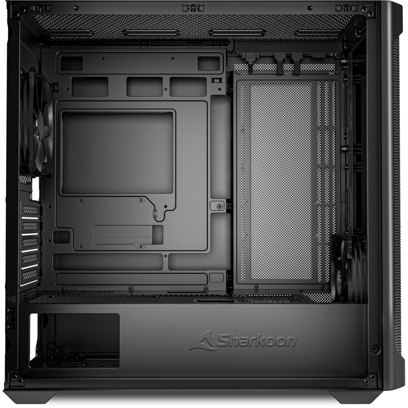 Sharkoon MK4 RGB Strip Generalüberholt Tower-Gehäuse, schwarz, Generalüberholt