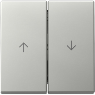 Gira Wippe zweiteilige mit Pfeilsymbol, edelstahl