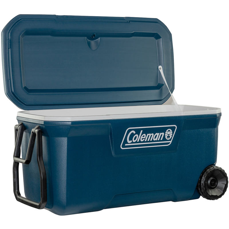 Coleman 100QT Xtreme Wheeled Kühlbox, blau/weiß